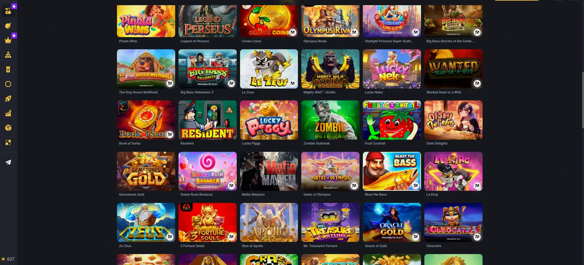 Бонусная карта Matreshka casino